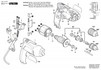Bosch 0 601 145 042 GBM 6 Drill 240 V / GB Spare Parts GBM6